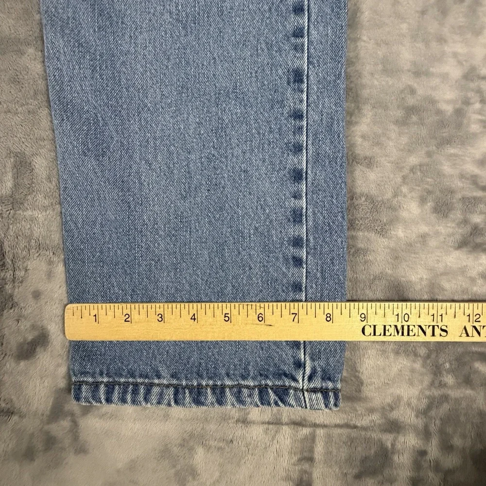 Vtg Levis 505 Jeans Men 34x32 Blue Denim Light Wash Straight Leg Regular Fit Y2K